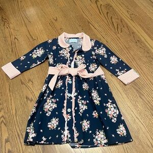 Serendipity long sleeve floral dress